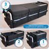 RHINOZERO TRUNK ORGANIZER | SEDAN SUV TRUCKS, DETACHABLE COOLER BAG - BLACK - XL RHINOZERO TRUNK ORGANIZER | SEDAN SUV TRUCKS, DETACHABLE COOLER BAG - BLACK - XL