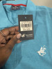 PACIFIC POLO CLUB SHORT SLEEVES POLO - SIZE: MEN XL - CYAN BLUE New