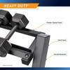 MARCY DELUXE THREE TIER METAL HOME WORKOUT WEIGHT RACK, DBR-86 - BLACK MARCY DELUXE THREE TIER METAL HOME WORKOUT WEIGHT RACK, DBR-86 - BLACK