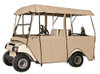 CLASSIC ACCESSORIES FAIRWAY DELUXE 4-SIDED 4-PERSON GOLF CART ENCLOSURE - SAND