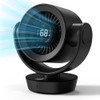 MITREAL DESK FAN FOR BEDROOM - 8000MAH RECHARGEABLE AIR CIRCULATOR - BLACK MITREAL DESK FAN FOR BEDROOM - 8000MAH RECHARGEABLE AIR CIRCULATOR - BLACK