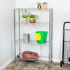 Honey-Can-Do SHF-01906 4-tier chrome shelving unit-250 lbs, 4-Tier Honey-Can-Do SHF-01906 4-tier chrome shelving unit-250 lbs, 4-Tier