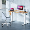 SMUG STANDING DESK, 48" x 24" INCH, ELECTRIC HEIGHT ADJUSTABLE - OAK SMUG STANDING DESK, 48" x 24" INCH, ELECTRIC HEIGHT ADJUSTABLE - OAK
