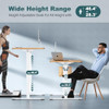 SMUG STANDING DESK, 48" x 24" INCH, ELECTRIC HEIGHT ADJUSTABLE - OAK SMUG STANDING DESK, 48" x 24" INCH, ELECTRIC HEIGHT ADJUSTABLE - OAK