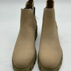 MEMON WOMEN'S CHELSEA BOOTS CASUAL CHUNKY HEEL SLIP ON ELASTIC - 8.5 - KHAKI New MEMON WOMEN'S CHELSEA BOOTS CASUAL CHUNKY HEEL SLIP ON ELASTIC - 8.5 - KHAKI New