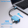 BENFEI USB C HUB 4-in-1, USB Type-C to HDMI VGA Adapter, USB C to USB Adapter