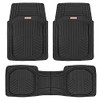 MOTOR TREND BLACK UNIVERSAL FLOOR MAT SET, BLACK MOTOR TREND BLACK UNIVERSAL FLOOR MAT SET, BLACK