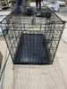 AMAZON BASICS SINGLE DOOR FOLDING METAL DOG CRATE KENNEL 36 X 23 X 25 - BLACK