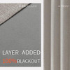 JOYDECO Room Darkening Curtains W/Grommets, Greyish White (42x63") - 63" Length JOYDECO Room Darkening Curtains W/Grommets, Greyish White (42x63") - 63" Length