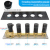 HOMEDEC OIL RUBBED BRONZE BRASS SHOWER VALVE TRIM KIT, HDC-HSTZ4BS-21-0331-01 HOMEDEC OIL RUBBED BRONZE BRASS SHOWER VALVE TRIM KIT, HDC-HSTZ4BS-21-0331-01