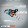 SENIX X5 58 Volt Max Cordless Chainsaw 14-inch Oregon Tool Only CSX5-M-0