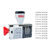 OFFICE DEPOT DIAL-N-STAMP DATER 032526 603-447 - GRAY/RED New OFFICE DEPOT DIAL-N-STAMP DATER 032526 603-447 - GRAY/RED New