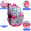 J WORLD MULTI-COMPARTMENT LAPTOP BACKPACK, PALM LEAVES, 18.5 X 13 X 7.5 New J WORLD MULTI-COMPARTMENT LAPTOP BACKPACK, PALM LEAVES, 18.5 X 13 X 7.5 New