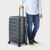 OPEN STORY HARDSIDE LARGE CHECKED SPINNER SUITCASE - OPEN STORY™ - GRAY OPEN STORY HARDSIDE LARGE CHECKED SPINNER SUITCASE - OPEN STORY™ - GRAY