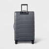 OPEN STORY HARDSIDE LARGE CHECKED SPINNER SUITCASE - OPEN STORY™ - GRAY OPEN STORY HARDSIDE LARGE CHECKED SPINNER SUITCASE - OPEN STORY™ - GRAY
