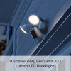 Ring Floodlight Cam Wired Plus Outdoor Home or Business Security White Ring Floodlight Cam Wired Plus Outdoor Home or Business Security White
