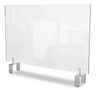 GHENT CLEAR PARTITION EXTENDER WITH ATTACHED CLAMP 29 X 3.88 X 30 THERMOPLASTIC New GHENT CLEAR PARTITION EXTENDER WITH ATTACHED CLAMP 29 X 3.88 X 30 THERMOPLASTIC New