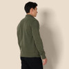 Amazon Essentials Men's Sweatshirt Mock Neck Fleece Zip Up Olive Heather M New Amazon Essentials Men's Sweatshirt Mock Neck Fleece Zip Up Olive Heather M New