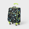 CAT & JACK KIDS' SOFTSIDE CARRY ON SPINNER SUITCASE - SPACE CAT & JACK KIDS' SOFTSIDE CARRY ON SPINNER SUITCASE - SPACE
