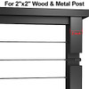 BLIKA 20 Pack 1/8" Black Stainless Steel Receiver Swage Stud Cable Railing BLIKA 20 Pack 1/8" Black Stainless Steel Receiver Swage Stud Cable Railing