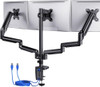 ERGEAR TRIPLE MONITOR MOUNT HOLDER EGTS5B - BLACK ERGEAR TRIPLE MONITOR MOUNT HOLDER EGTS5B - BLACK