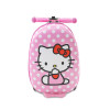 SANRIO HELLO KITTY HARDSIDE CARRY ON SCOOTER SUITCASE, HELLO KITTY POKA DOT PINK