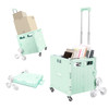 HONSHINE FOLDABLE ROLLING CRATE STAIR CLIMBING UTILITY LIGHT GREEN HONSHINE FOLDABLE ROLLING CRATE STAIR CLIMBING UTILITY LIGHT GREEN