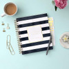 BLUE SKY DAY DESIGNER 2026 DAILY MONTHLY PLANNER - RUGBY STRIPE NAVY BLUE SKY DAY DESIGNER 2026 DAILY MONTHLY PLANNER - RUGBY STRIPE NAVY