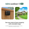 Blink Outdoor 4 XR two-year battery camera 4x security coverage 2 camera - Black
