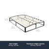 10PBECBF AMAZON BASICS METAL PLATFORM BED FRAME QUEEN 10" HIGH - BLACK