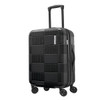AMERICAN TOURISTER NXT HARDSIDE LARGE CHECKED SPINNER SUITCASE - BLACK AMERICAN TOURISTER NXT HARDSIDE LARGE CHECKED SPINNER SUITCASE - BLACK