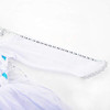 JERRIS APPAREL GIRL PRINCESS COSTUME SNOW PARTY DRESS YOUTH 8 - PURPLE/WHITE