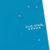 FIVE STAR 80PG 2 SUBJECT COLLEGE RULED NOTEBOOK 9.5"X6": SPIRAL, WIRE-BOUND New