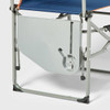 EMBARK COMPACT DIRECTORS OUTDOOR PORTABLE CAMP CHAIR - BLUE/ORANGE