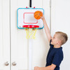 CHUCKLE & ROAR GROW-WITH-YOU TOY BASKETBALL SET - WHITE