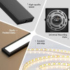 GENERIC 2-PACK LED OUTDOOR WALL SCONCES - BLACK
