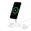 BELKIN MAGSAFE 2-IN-1 WIRELESS CHARGING STAND IPHONE 13,14,15,16,AIRPODS WHITE