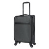 SKYLINE SOFTSIDE CARRY ON SPINNER SUITCASE - GRAY HEATHER