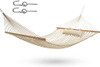 Y-STOP 13FT Double Hammock with Pillow, Rope Chains & Hooks - Natural