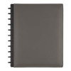 TUL® Note-Taking System Discbound Leather Cover, Letter, 60 Sheets, Gray