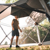 TERRITORY TENTS EASY POP UP 6 SIDED 10 FT. X 10 FT SCREEN TENT - SLATE GRAY