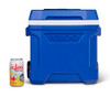 IGLOO PROFILE 16 ROLLER HARD-SIDED COOLER - BLUE