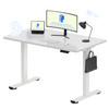 FLEXISPOT HOME OFFICE HEIGHT ADJUSTABLE STANDING DESK 48" X 24" EN1W48 - WHITE
