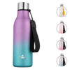 KONOKYO INSULATED WATER BOTTLE, 18OZ - SPARKLING PURPLE/GREEN New