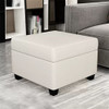 Wikkasseir Footstool Multifunctional Storage Stool Can Sit BJ-SF0003 - White