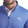 631241 PUMA Men's Pebble 1/4 Zip Blue Horizon XL New