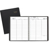 AT-A-GLANCE 7" X 8.75" ACADEMIC YEAR WEEKLY APPOINTMENT FAUX LEATHER - BLACK