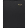 AT-A-GLANCE 7" X 8.75" ACADEMIC YEAR WEEKLY APPOINTMENT FAUX LEATHER - BLACK