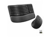 Logitech Wave Keys & Lift Vertical Mouse Ergonomic Wireless Keyboard and Mouse