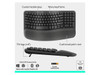 Logitech Wave Keys & Lift Vertical Mouse Ergonomic Wireless Keyboard and Mouse